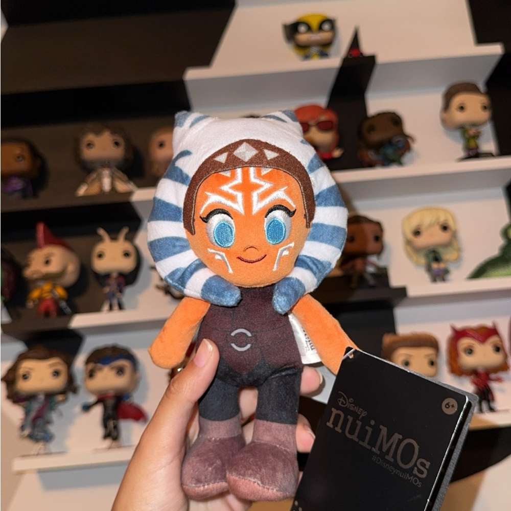 Disney nuiMOs Ahsoka Tano Plush with Orange and Blue Stripes